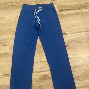 Figs Smurf blue scrub pants